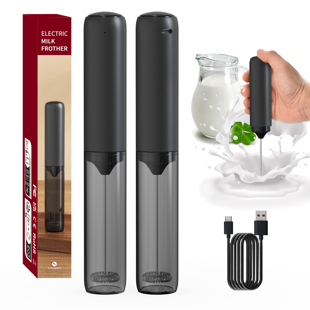 Electric Milk Frother Handheld - Potente agitador de cocina, Espumador de