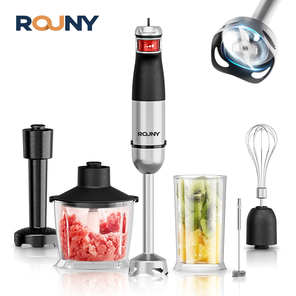 Immersion Hand Blender Set - Batidora de Mano Eléctrica 6 en