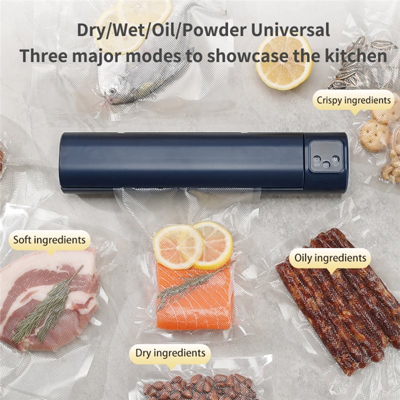 Food Vacuum Sealer Machine - Máquina de Sellado al Vacío Portátil