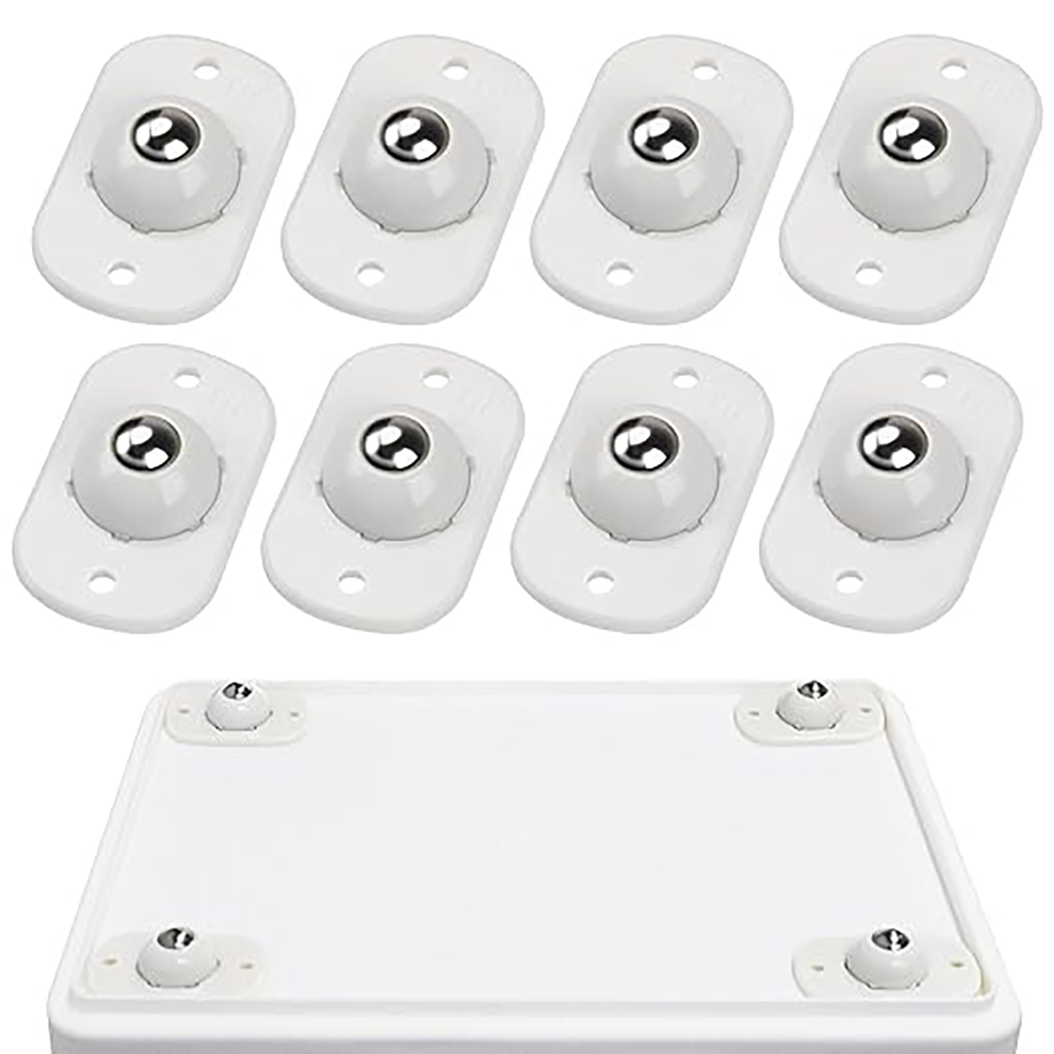 Small Appliances - Ruedas giratorias autoadhesivas de 8 piezas/16