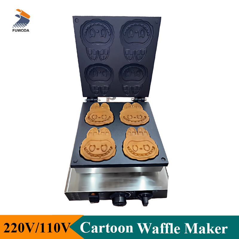 Mini Waffle Maker Machine - Máquina profesional para hacer gofres con