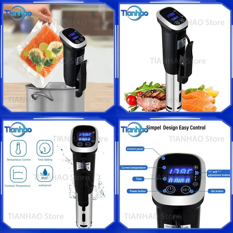 Digital Sous Vide Precision Cooker - Cocedor de Precisión Sous Vide con