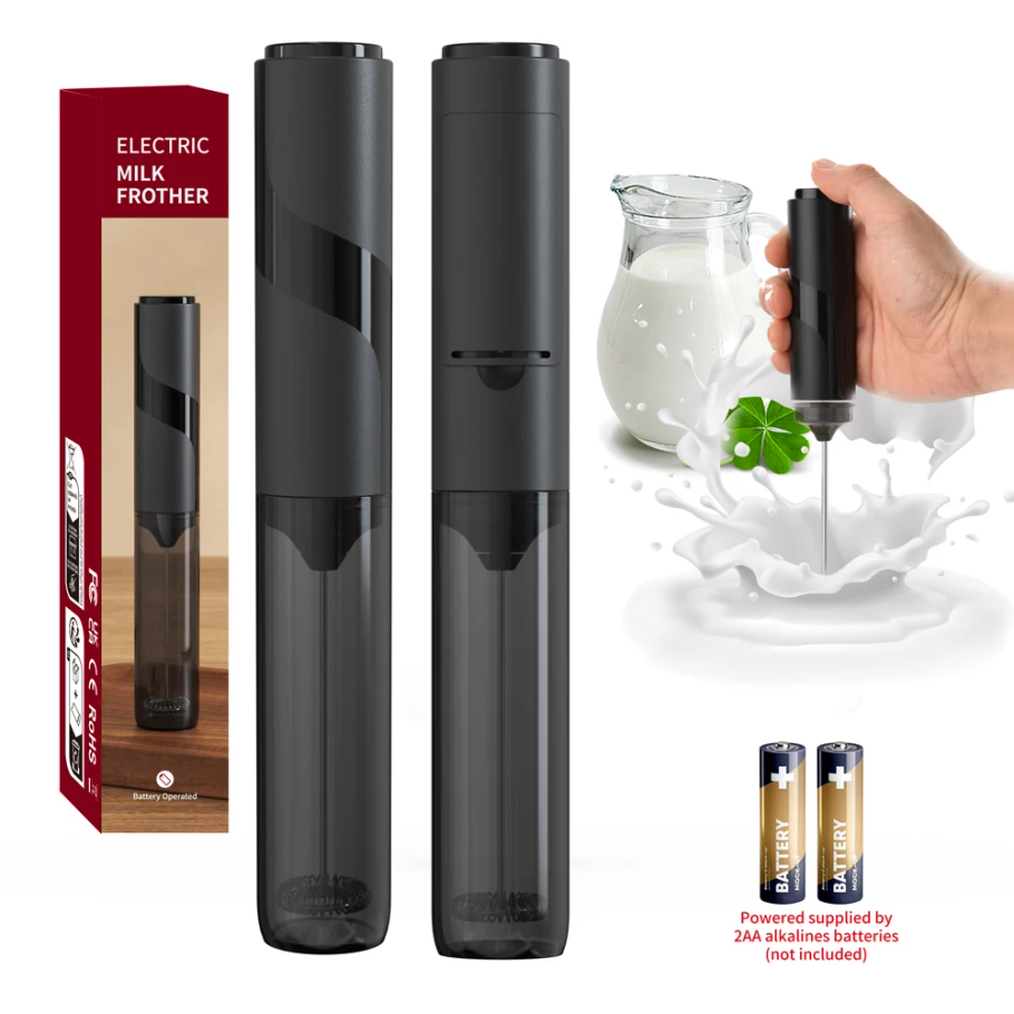 Espumador de Leche Eléctrico d - Electric Milk Frother Handheld reseña y precio