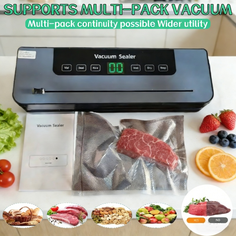 Selladora al Vacío Eléctrica A - Food Vacuum Sealer Machine reseña y precio