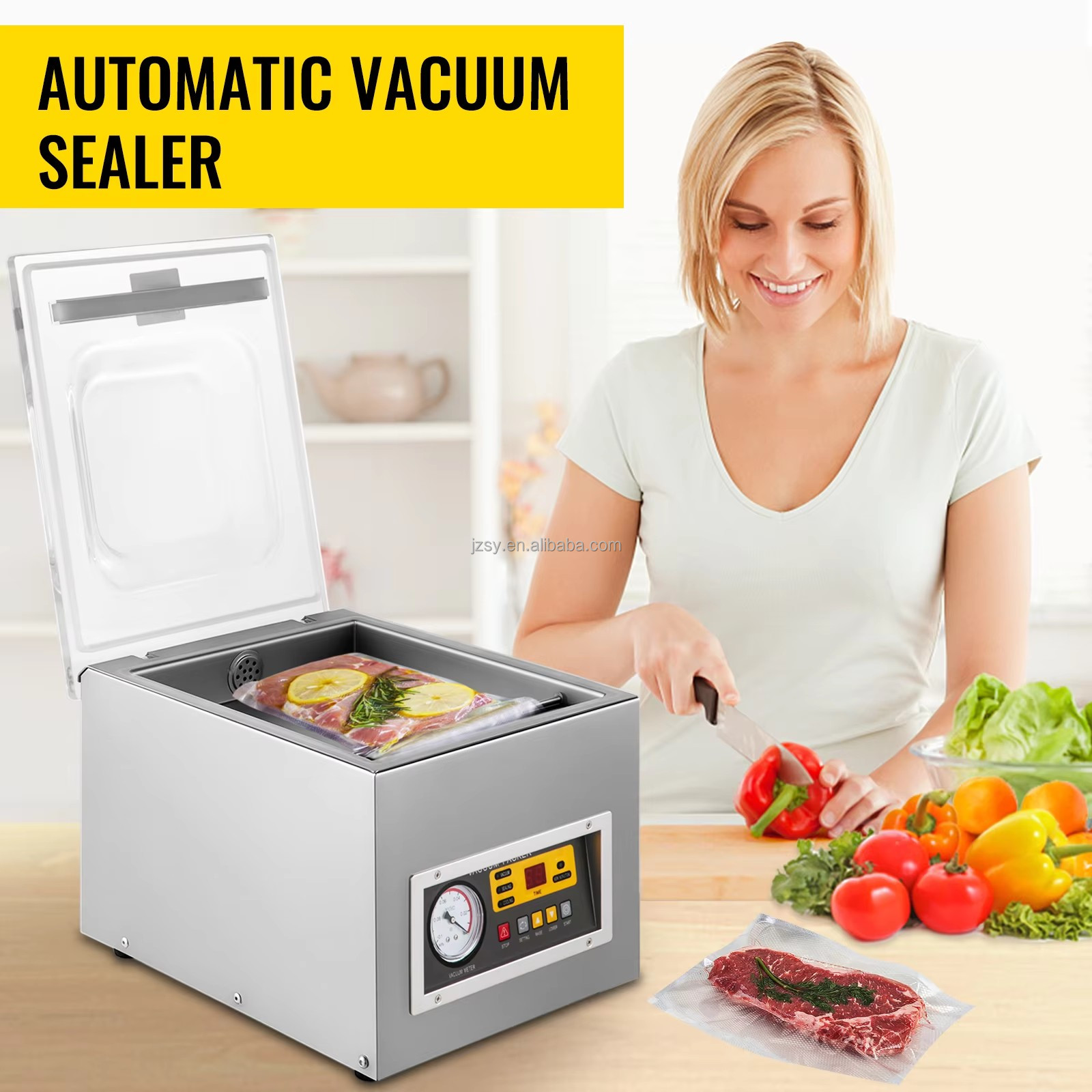 Máquina envasadora al vacío, s - Food Vacuum Sealer Machine reseña y precio
